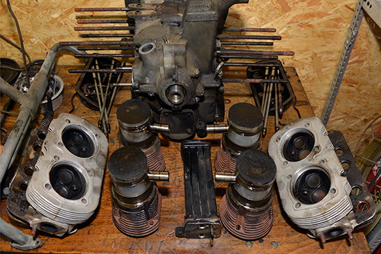 VW Bus T1 30 PS Motor zerlegt