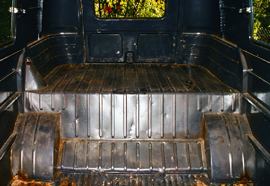 VW Bus T1 Laderaum hinten