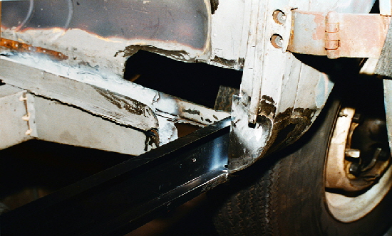 VW Bus T1 Wagenheber-Aufnahme Schweller