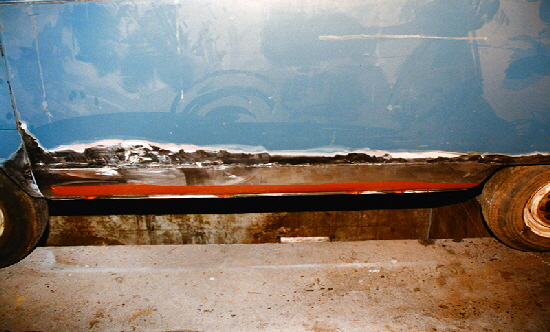 VW Bus T1 Schweller links