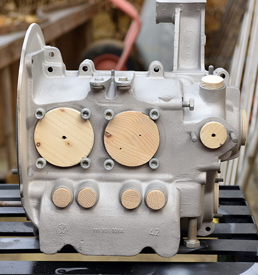 VW Bus T1 30 PS Gehaeuse gestrahlt