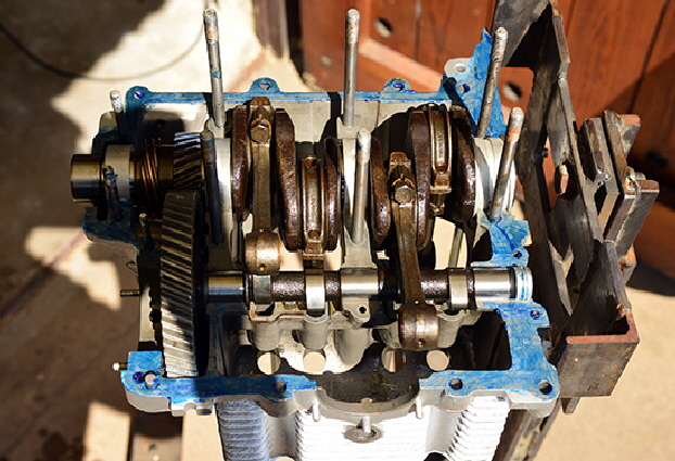 VW Bus T1 30 PS Motor Komplettierung