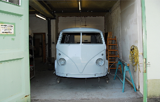 VW Bus T1 Lackierung vorne