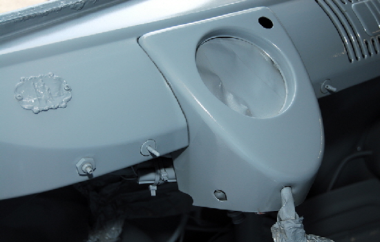 VW Bus T1 Lackierung Armaturenbrett