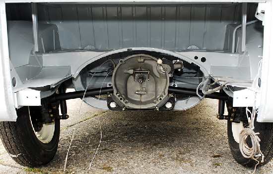 VW Bus T1 Lackierung hinten